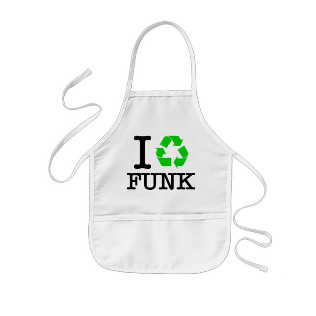 Avental Infantil Eu Reciclar Funk (Frente)