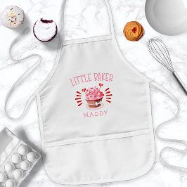 Avental Infantil Fazer Bolo de Aniversário Personalizado Pequeno Pa