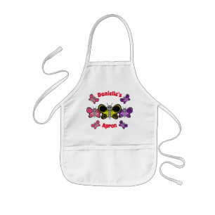 Avental Infantil Feliz Borboleta Apron Infantil