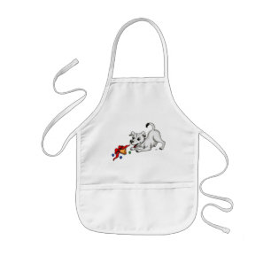 Avental Infantil Feliz Natal! Puppy com Bell e Ball
