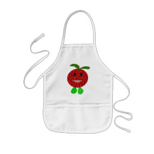 Avental Infantil Feliz Tomate Kids Cozinhar Apron