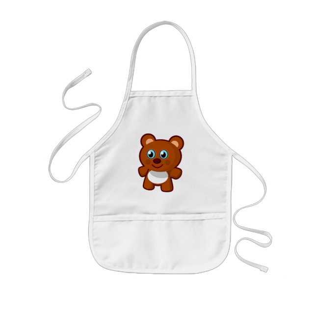 AVENTAL INFANTIL FELIZ URSO (Frente)