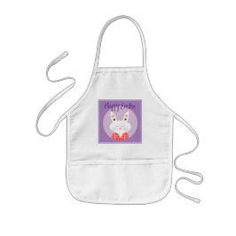 Avental Infantil Felz pascoa Bunny Kids Apron