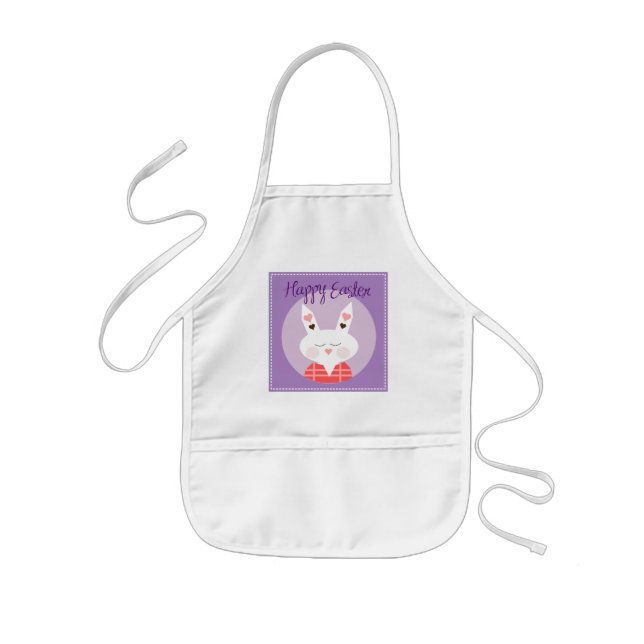 Avental Infantil Felz pascoa Bunny Kids Apron (Frente)