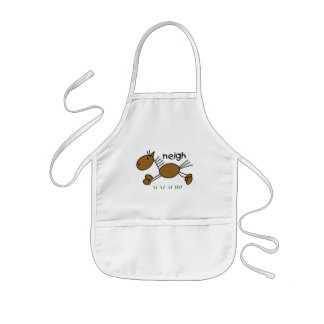 Avental Infantil Figura camiseta e presentes da vara do cavalo