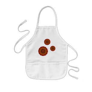 Avental Infantil Fire Mandala Apron