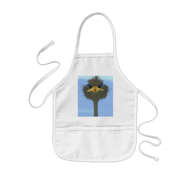 Avental Infantil Funny Ostrich George E O Bonitinho Ladybug (Frente)