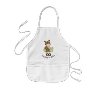 Avental Infantil Garota pai Apron