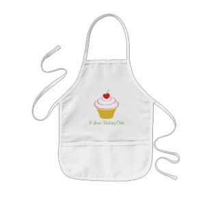 Avental Infantil Garoto Personalizado Chef Apron com Cupcake de Cer