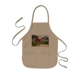 Avental Infantil garotos avental. Feliz Dia de Ação de Graças.