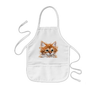 Avental Infantil Gatinho