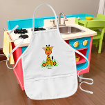 Avental Infantil Girafa engraçada e bonita<br><div class="desc">Super fofo para crianças e amantes de girafa! A mão puxou a girafa do bebê,  digitalmente pré-vestida. A pequena girafa é perfeita para presentes de nascimento,  aniversário,  decoração infantil,  festa de aniversário de criança e muito mais! Projetado por Marions Trabalho de arte.</div>