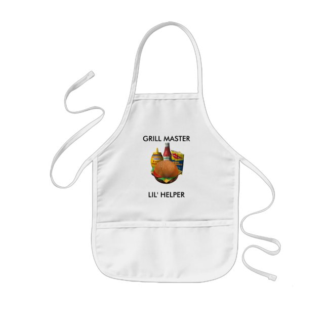 AVENTAL INFANTIL GRILL MASTER LIL' AJUDA APRON (Frente)