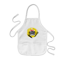Avental Infantil Harmonia na Cozinha: Amor na Cozinha