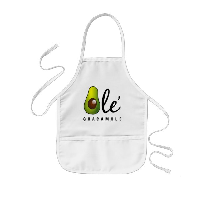 Avental Infantil Humor velho do abacate do Guacamole (Frente)