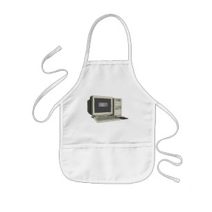 Avental Infantil Ilustração de desenho animado de computador