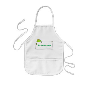 Avental Infantil Ilustração de desenho animado de sinal verde de 