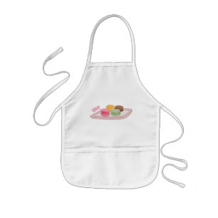 Avental Infantil Ilustração de desenho de Macaron