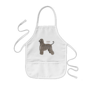 Avental Infantil Imagem de desenho animado de cão de cão de cão de