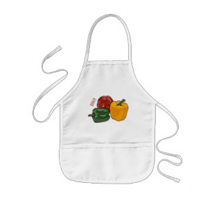 Avental Infantil Imagem de desenho em Capsicum