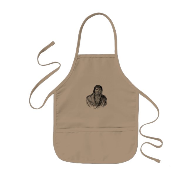Avental Infantil índios americanos Apron (Frente)