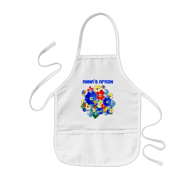 Avental Infantil Jardim Flor ~Apron (Frente)