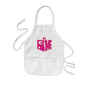 Avental Infantil Jogo infantil Aprons em rosa/Dourado