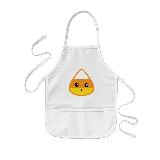Avental Infantil Kawaii Candy Corn Apron (Frente)