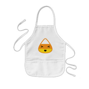 Avental Infantil Kawaii Candy Corn Apron