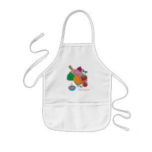 Avental Infantil Kid Chef Vegetable Apron