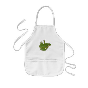 Avental Infantil Kid Sapo de Árvore Verde Apron