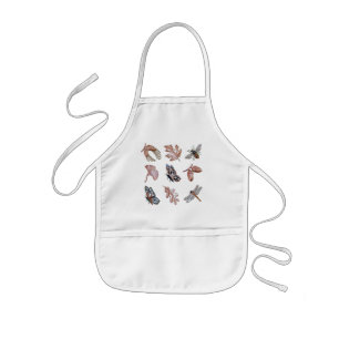 Avental Infantil Kids Nature impressão Apron