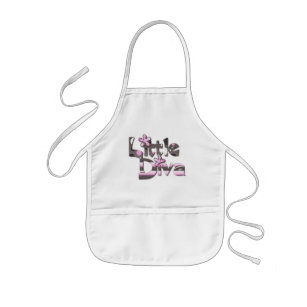 Avental Infantil lil diva apron