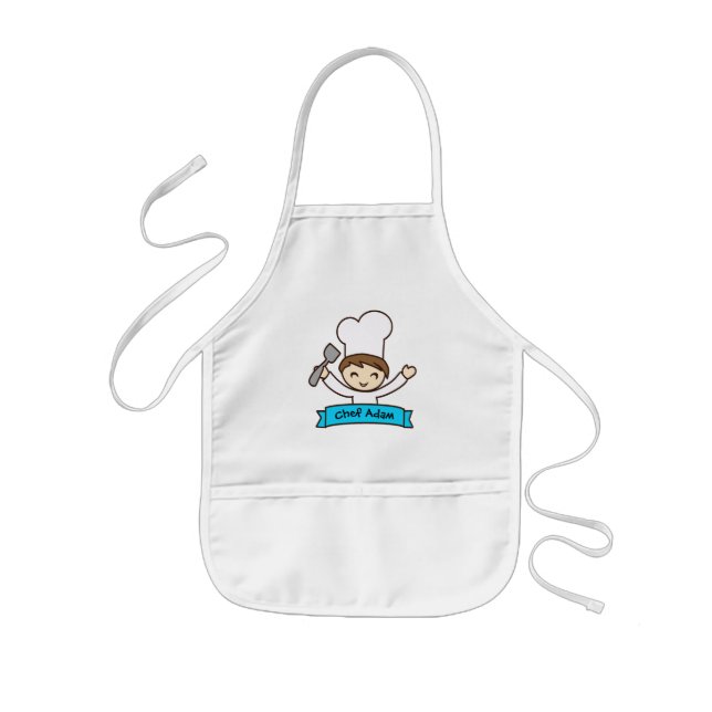 Avental Infantil "Little Chef" Kids' Graphic Apron (Frente)