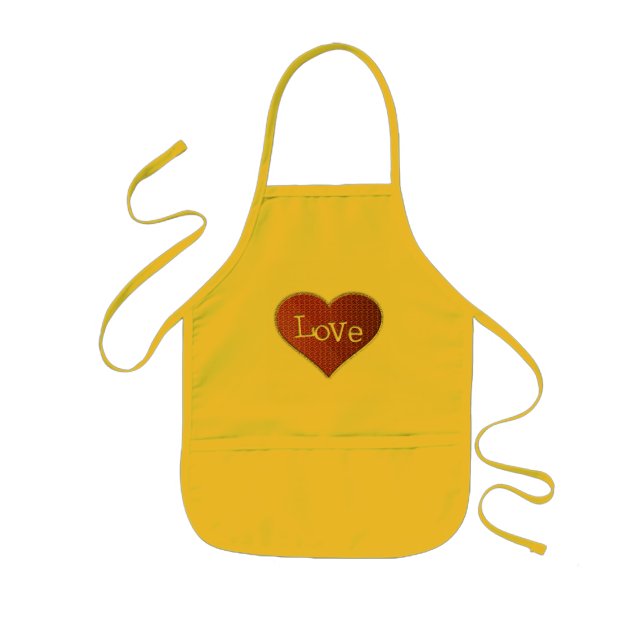 Avental Infantil Love Kids Apron (Frente)