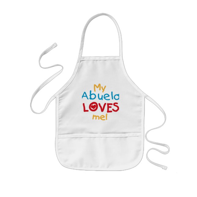 Avental Infantil LOVESMEabuela (Frente)