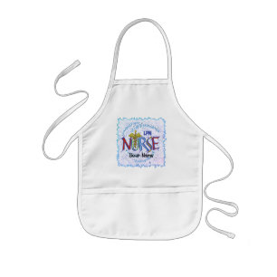 Avental Infantil LPN Nurse Motto