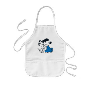 Avental Infantil Lucy Hugging Snoopy