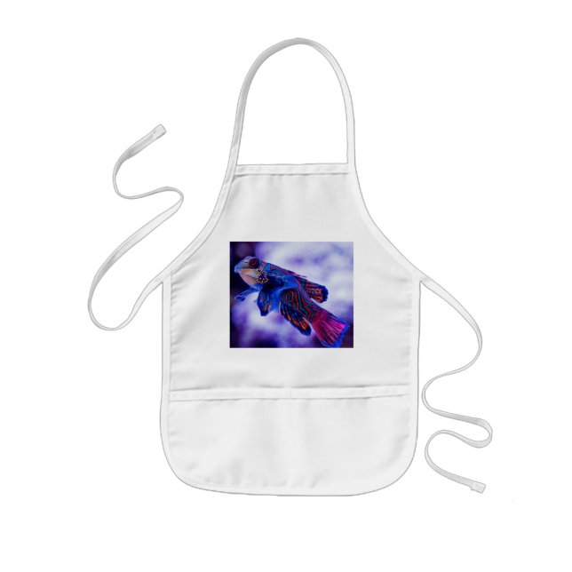 Avental Infantil Mandarin Goby Fish (Frente)