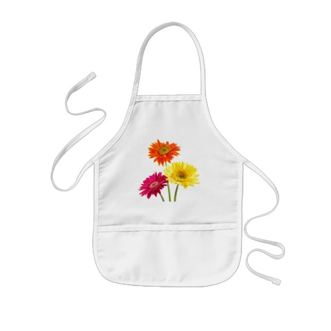 Avental Infantil Margaridas do Gerbera (Frente)