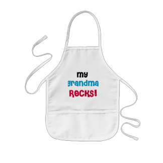 Avental Infantil Minha avó balança t-shirt e presentes