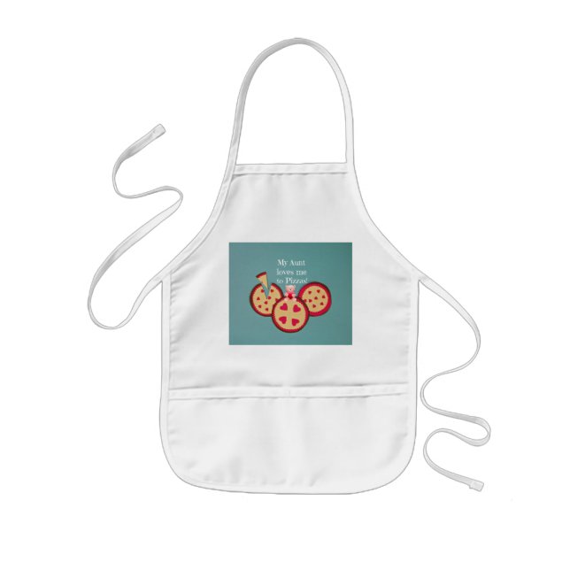 Avental Infantil Minha tia me ama (Frente)