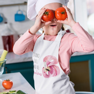 Avental Infantil Moderno Exótico Altura E Fabuloso Flamingo BE