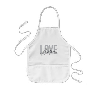 Avental Infantil Moderno, simples, chic, legal design Love Amsterda