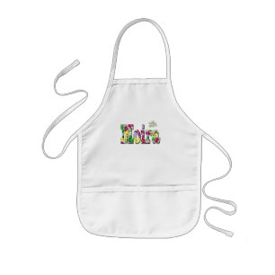 Avental Infantil Moira, Nome de Meninas Com Margaridas,