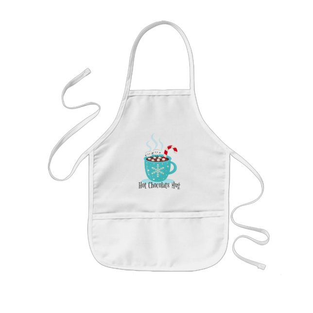 Avental Infantil Mug de chocolate quente (Frente)