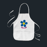 Avental Infantil Muito Challah Dough-Mindy's Apron<br><div class="desc">Traga muito Challah Dough para a vida! Neste clássico favorito do livro infantil judeu (Hachai), Mindy veste um avental branco com uma flor grande azul enquanto assar seus lindos Challahs - - Completamente caseiro! Aqui está uma chance para seu pequeno padeiro favorito vestir o mesmo avental que Mindy faz para...</div>