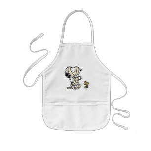 Avental Infantil Múmias de Snoopy e Woodstock
