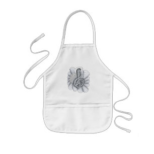 Avental Infantil Music Lovers Treble Clef Design