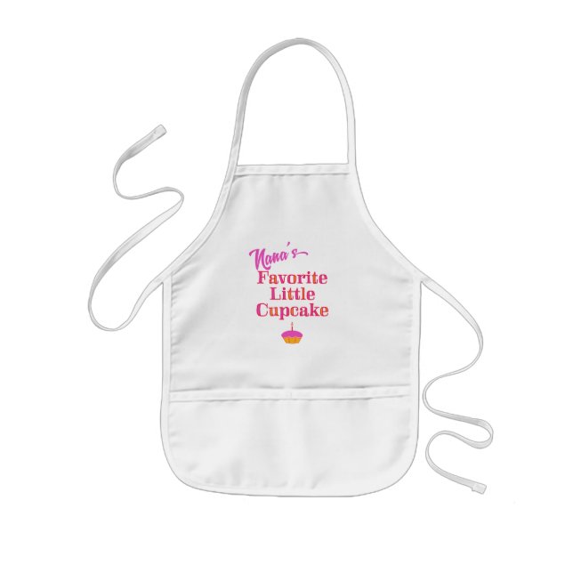 Avental Infantil Nana favorita pouco cupcake (Frente)